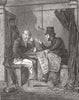 NEW YORK. Communist advancing argument 1852 old antique vintage print picture