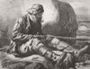 BIRDS. Duck-shooting in the North 1869 old antique vintage print picture