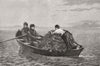 PORTRAITS. The bracken boat 1869 old antique vintage print picture