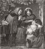 BABIES. Oh, bless its little heart! 1861 old antique vintage print picture