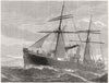 SHIPS. New Indian Telegraph-ship Patrick Stewart 1879 old antique print