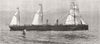 FRANCE. The steamship Ville du Havre 1873 old antique vintage print picture
