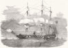 IRELAND. New ship Shannon 1856 old antique vintage print picture