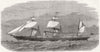 CUBA. New Ship, of Cunard Liverpool & New York line 1864 old antique print