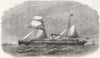 GLASGOW. Ship Lamont, built, for China & Japan trade 1867 old antique print