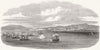 ITALY. Shelling of Catania-Sloop Bulldog 1849 old antique print picture