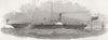 SHIPS. The Elfin, despatch steamer 1849 old antique vintage print picture