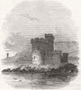DOUGLAS BAY. HM Marine Excursion. Tower of refuge 1847 old antique print