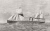 SHIPS. The Spanish steamer Murillo 1873 old antique vintage print picture