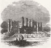 HERTS. Sopwell Nunnery 1846 old antique vintage print picture