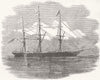 MAIL. Royal Mail clipper Schomberg 1856 old antique vintage print picture