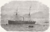 SHIPS. Abydos, for Livingstone search expedition 1872 old antique print