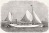 BOATS. Faugh-Ballagh, iron boat, African exploration 1868 old antique print