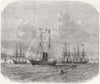FRANCE. Delta, Marseilles for Suez Canal opening 1869 old antique print