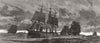 SHIPS. Carysfort; Tourmaline; Inconstant; Bacchante 1881 old antique print