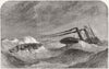 MERSEY. Liverpool lifeboat accident, Lelia rescue 1865 old antique print