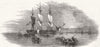 SHIPS. [Caption missing] 1854 old antique vintage print picture