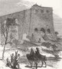 ST GERMAIN. Prussian lookout, Marly Aqueduct, s 1870 old antique print picture
