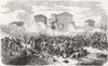 ITALY. War in Italy. Buffalora; General Cler's death 1859 old antique print
