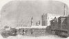 SAUDI ARABIA. Decapitation of Jeddah criminals 1859 old antique print picture