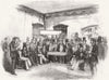 ARGENTINA. Exchange, Buenos Aires 1859 old antique vintage print picture