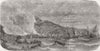 CHILE. The recent fire at Valparaiso 1859 old antique vintage print picture
