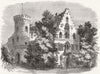 GERMANY. Rosenau Castle-birthplace of HRH Albert  1858 old antique print