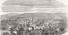 RUSSIA. Stavropol, Caucasus 1858 old antique vintage print picture