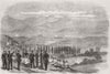 ITALY. Peschiera 1859 old antique vintage print picture