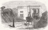 UKRAINE. Phoros gate, before Sevastopol 1856 old antique vintage print picture