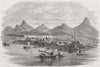CHINA. Sou-chow, on the river Woo-Sung 1858 old antique vintage print picture