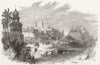 INDIA. Palace of the ex-King of Awadh, Lucknow 1858 old antique print picture