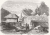 YEMEN. The town of Aden 1859 old antique vintage print picture