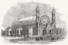 SYDNEY. NSW & Victoria exhibition, Alfred Park 1870 old antique print picture