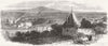 FRANCE. War. Defences of Paris-Ft Mont Valerien 1870 old antique print picture