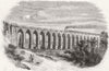 ITALY. The desenzano Viaduct 1860 old antique vintage print picture
