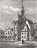 BELGIUM. Beguinage, Ghent in course of destruction 1874 old antique print