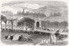 ALGERIA. Cortege of Emperor, Medea 1865 old antique vintage print picture