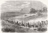 NIGERIA. Investigator expedition, Bida 1865 old antique vintage print picture