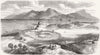 TUNISIA. The Port of Carthage 1860 old antique vintage print picture