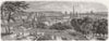 FRANCE. General view of Dijon 1859 old antique vintage print picture