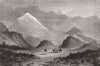 TURKEY. Mount Ararat, Armenia 1874 old antique vintage print picture