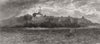 ILE STE-MARGUERITE. Marshal Bazaine escape; terrace 1874 old antique print