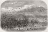 ALGERIA. The lake of Fetzara, Algeria 1859 old antique vintage print picture