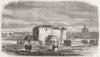ITALY. Parade-ground, Citadel of Milan 1859 old antique vintage print picture