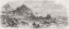 SUDAN. Ruby mountains, Korosko, Nubia 1859 old antique vintage print picture
