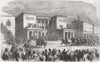 ITALY. Demo, students of Padua 1859 old antique vintage print picture