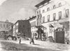 ROME. Caffarelli palace, House of King Prussia 1859 old antique print picture