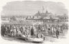 PUNJAB. exhibition of Arts & industry, Lahore 1864 old antique print picture