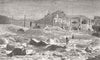 CARTAGENA. Artillery. Monte Sacro; Despena Perros 1874 old antique print